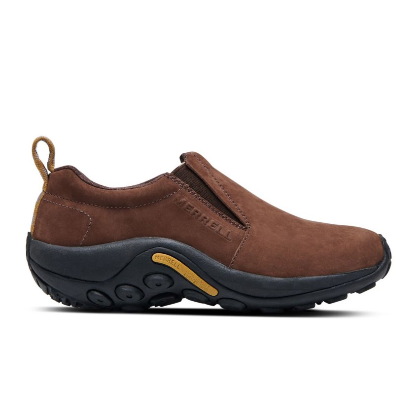 Chaussure Casual Merrell Jungle Moc Nubuck Marron Foncé Femme | E.F.JVYC